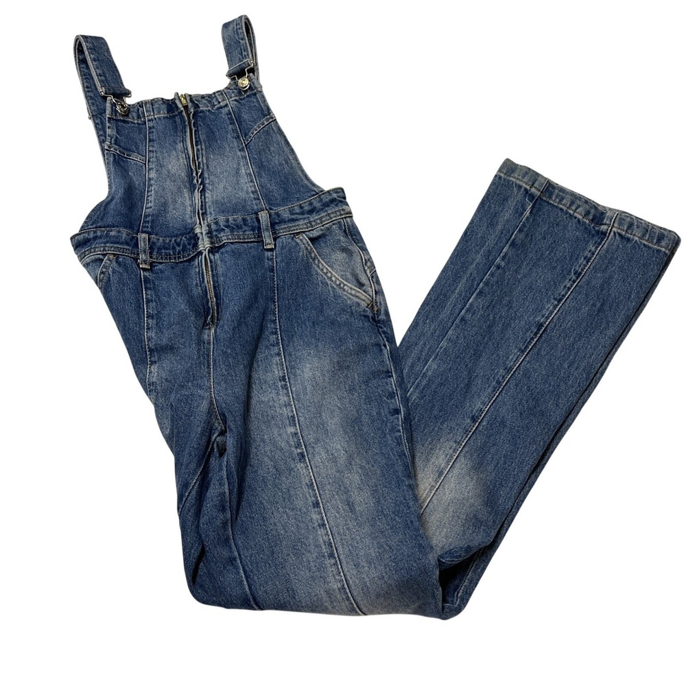 Free People We The Free Camilla Slim Boot Overalls S Boho Western‎ Cowgirl Ranch
